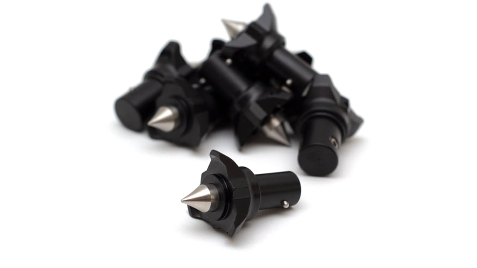 Long Range Accuracy Hawk Hill Custom Claw Feet for LRA Ultra-Lite Bipods, Pair, Black, 1-01-064