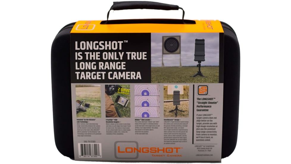 Longshot by Target Vision LONGSHOT Marksman Wireless Target Camera w/ Bulletproof Warranty, Grey/Orange, TV-CF203-W
