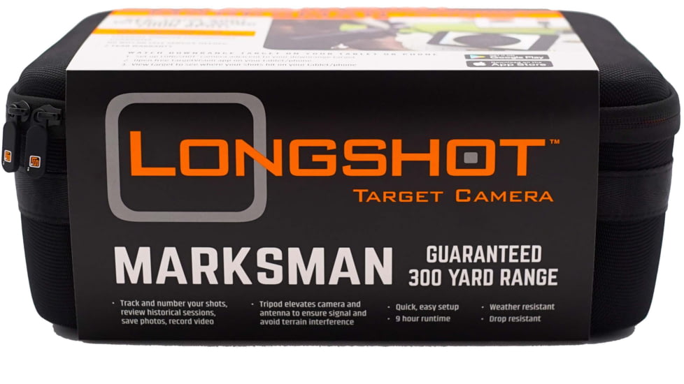 Longshot by Target Vision LONGSHOT Marksman Wireless Target Camera w/ Bulletproof Warranty, Grey/Orange, TV-CF203-W