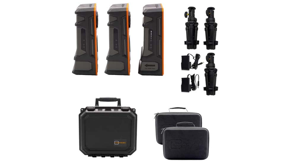 Longshot by Target Vision LR-3 w/ 1 Extra Camera w/ 2 Bulletproof Warranties, Black/Orange/Grey, TV-CF103-2-W