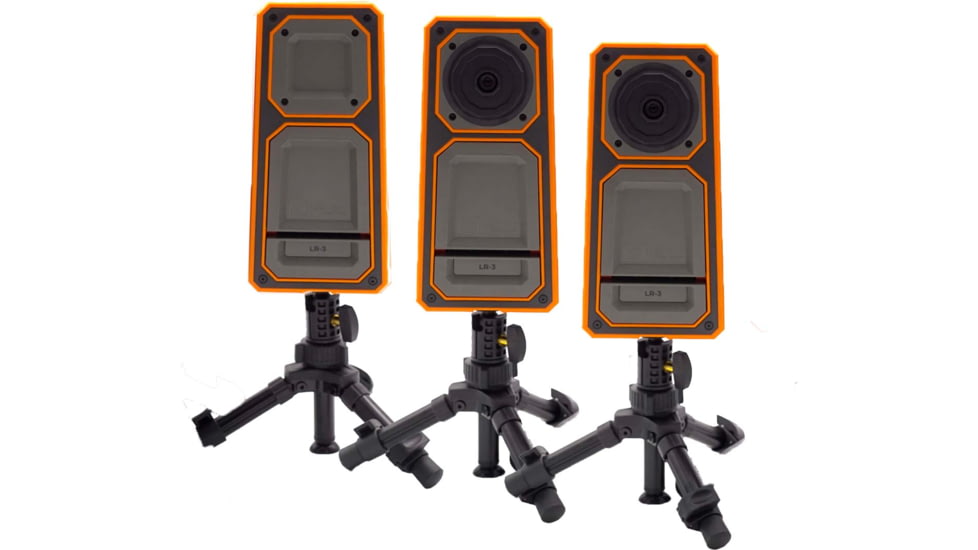 Longshot by Target Vision LR-3 w/ 1 Extra Camera w/ 2 Bulletproof Warranties, Black/Orange/Grey, TV-CF103-2-W