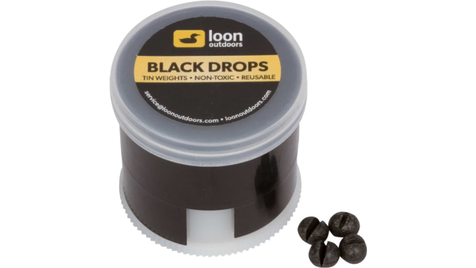 Loon Drop Twist Pot, No 6, Black, LOBDTP6