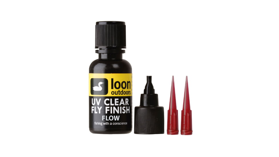 Loon UV Fly Finish, Flow, 1/2 oz, Clear, LOFFLS