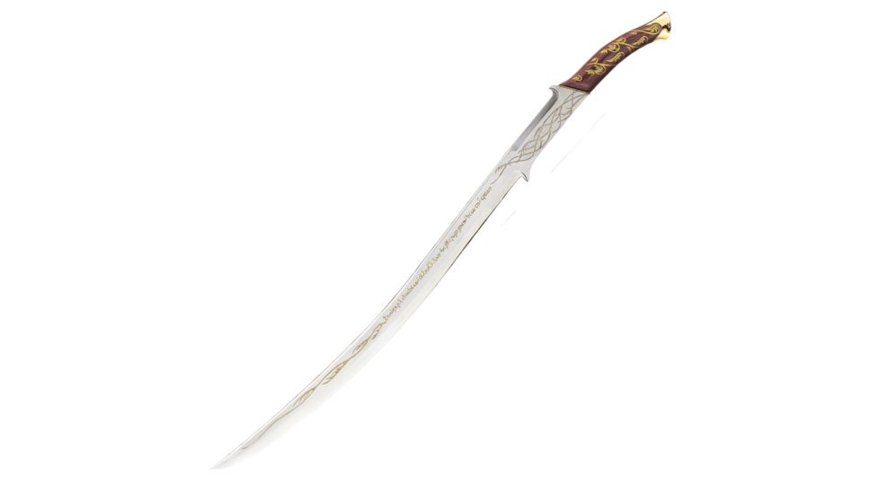 Hadhafang Sword of Arwen, 30in Blade w/Wood Display