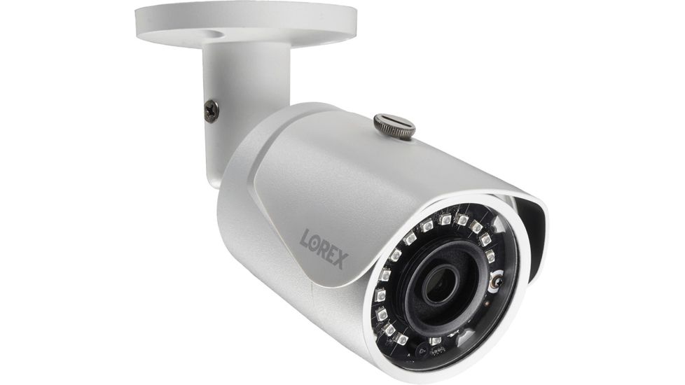 Lorex 4K Ultra HD 16-Channel Security System w/3 TB NVR and Eight Super HD Bullet Security Cameras w/ Color Night Vision and Smart Home Control, NK163-85CB