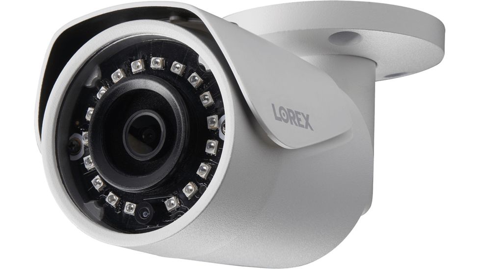 Lorex 4K Ultra HD 16-Channel Security System w/3 TB NVR and Eight Super HD Bullet Security Cameras w/ Color Night Vision and Smart Home Control, NK163-85CB