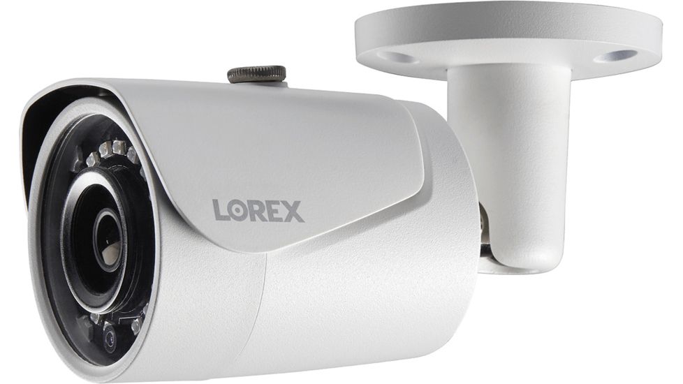 Lorex 4K Ultra HD 16-Channel Security System w/3 TB NVR and Eight Super HD Bullet Security Cameras w/ Color Night Vision and Smart Home Control, NK163-85CB