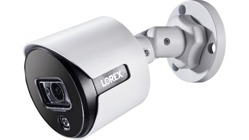 Lorex Ultra HD Analog Active Deterrence Add-on Security Bullet Camera w/ Color Night Vision, C881DA-E