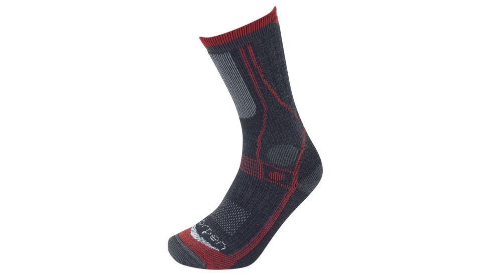 Lorpen T3 Heavy Trekker Sock, Charcoal, Extra Large, T3HT54276