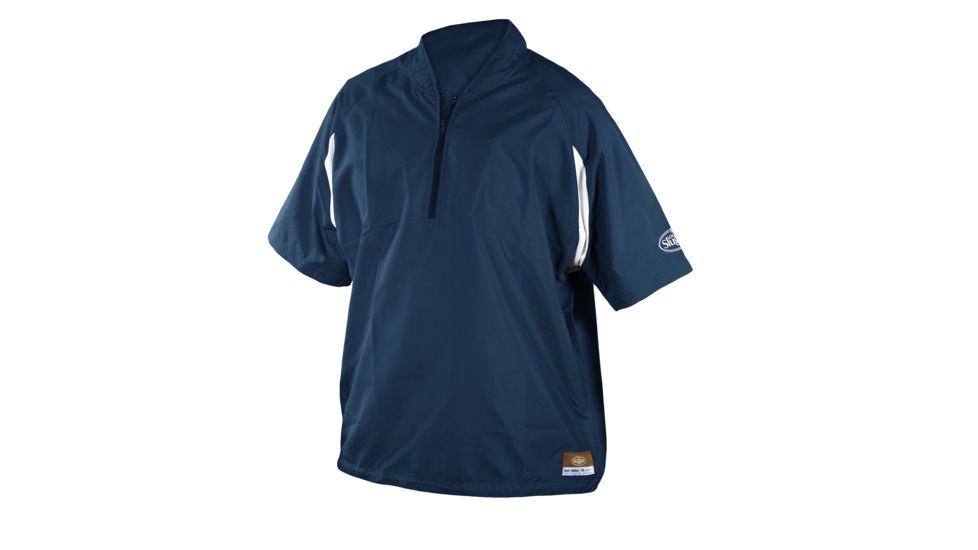 Louisville Slugger Adult Slugger Batting Cage Pull-Over Short Sleeve,Navy,XL LS1431-AXL-NV