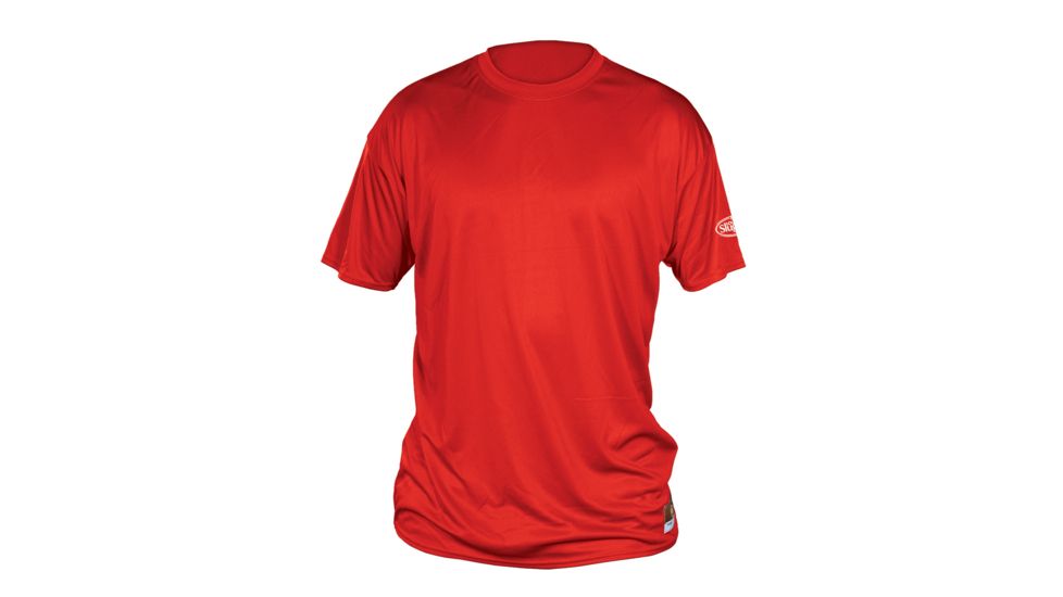 Louisville Slugger Youth Slugger Loose-Fit Short Sleeve Shirt,Red,Small LS1528-YS-RD