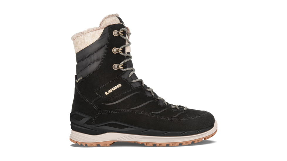 Lowa Calceta Evo GTX Shoes - Womens, Black/Champagne, 7, 4204179932-BLKCHM-M-7