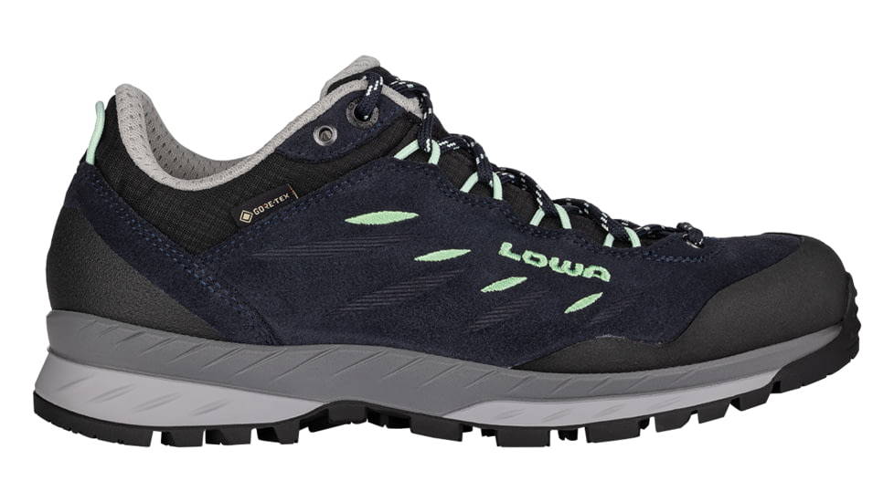 Lowa Delago GTX Lo Hiking Shoes - Womens, Navy/Milky Green, 7.5, 197827047643