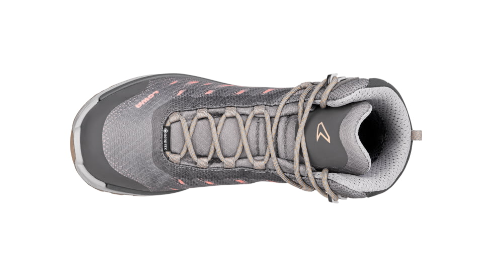 Lowa Ferrox GTX Mid Hiking Boot - Womens, Grey/Rose, 10, 3206799032-GRYROS-M100
