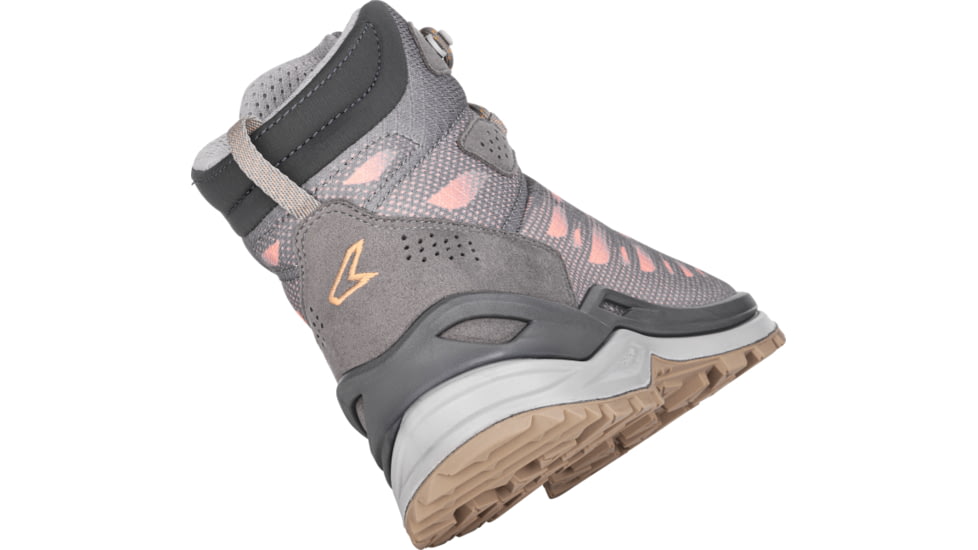 Lowa Ferrox GTX Mid Hiking Boot - Womens, Grey/Rose, 10, 3206799032-GRYROS-M100
