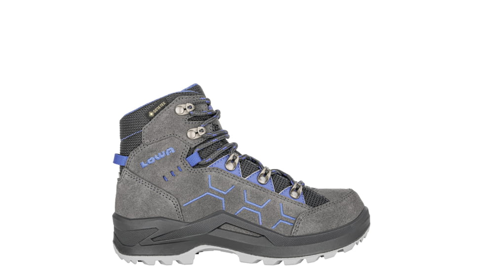 Lowa Kody Evo GTX Mid Junior - Unisex, Anthracite/Blue, M300, 197827026099