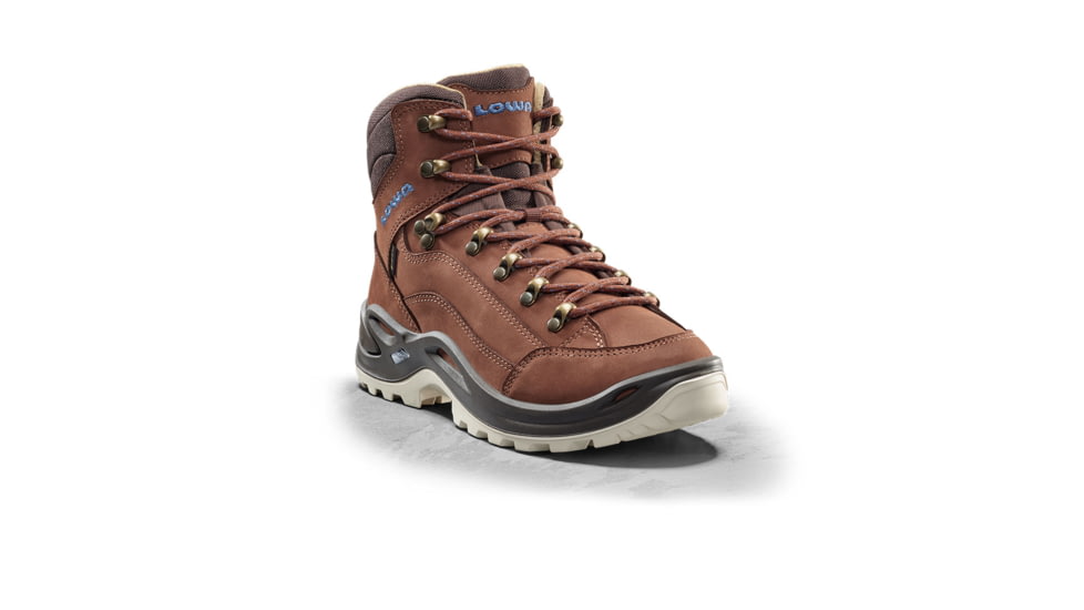 Lowa Lowa Renegade GTX Mid Hiking Shoes - Womens, Mahogany/Navy, 10, 3209454747-MAHNAV-M-10