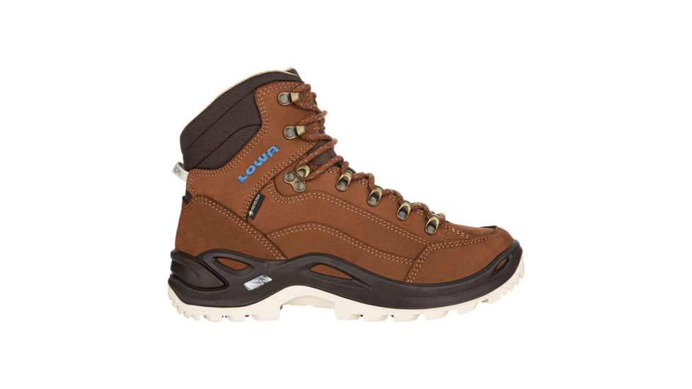 Lowa Lowa Renegade GTX Mid Hiking Shoes - Womens, Mahogany/Navy, 10, 3209454747-MAHNAV-M-10