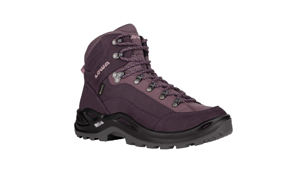 Lowa Renegade GTX Mid Hiking Shoes - Womens, Prune/Mauve, 6, 3209455534-PRNMVE-M-6