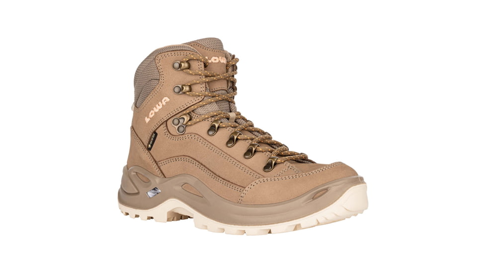 Lowa Lowa Renegade GTX Mid Hiking Shoes - Womens, Sand/Apricot, 9, 3209454317-SNDAPR-M-9