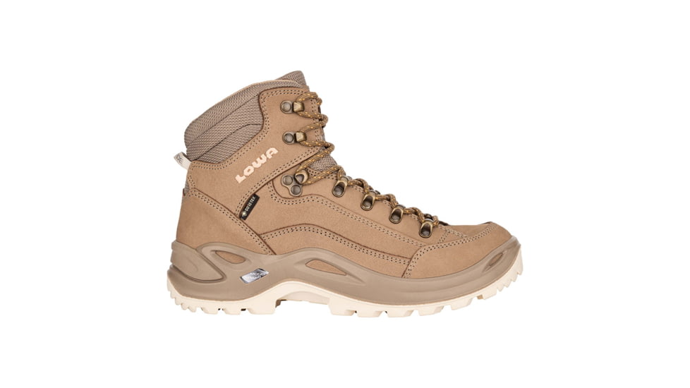 Lowa Lowa Renegade GTX Mid Hiking Shoes - Womens, Sand/Apricot, 9, 3209454317-SNDAPR-M-9