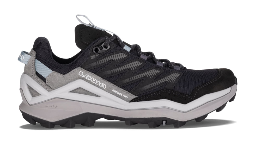 Lowa Maddox Pro GTX Lo Hiking Shoes - Mens, Black/Grey, 12, 197827041177