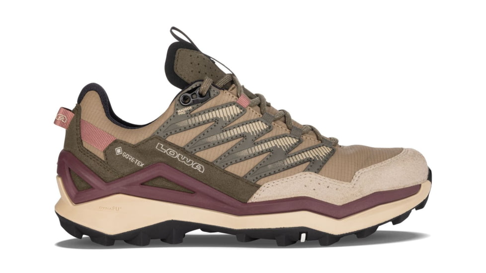 Lowa Maddox Pro GTX Lo Hiking Shoes - Womens, Desert/Old Rose, 11, 197827042037