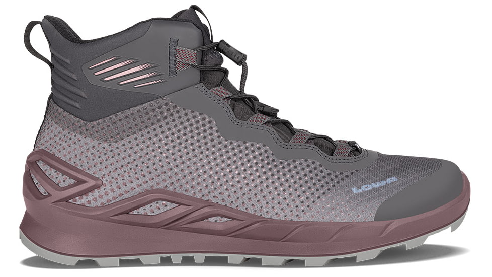 Lowa Merger GTX Mid Hiking Boots - Womens, Rose/Black, 11, 3204325099-11