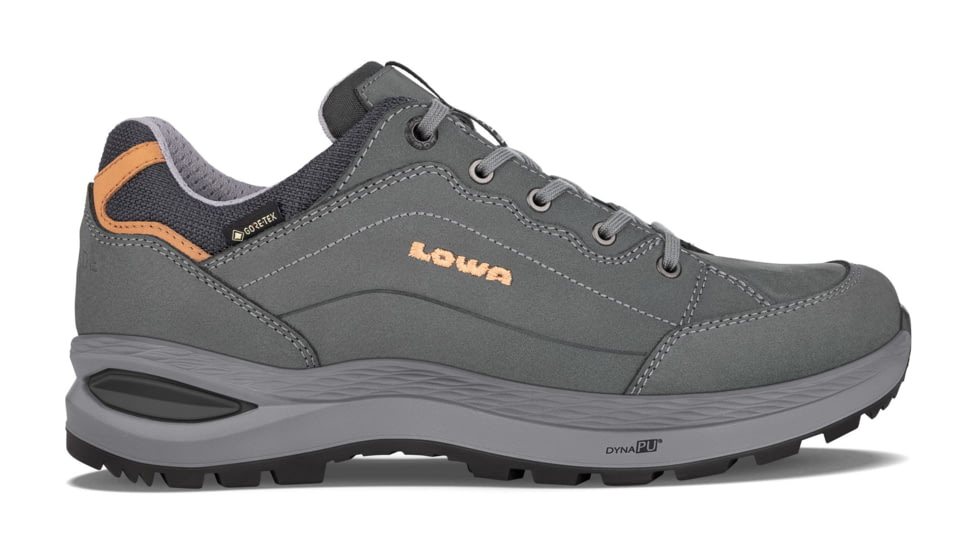 Lowa Renegade Evo GTX Lo Hiking Shoes - Womens, Wide, Graphite/Apricot, 10, 197827048480