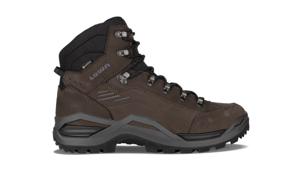 Lowa Renegade Evo GTX Mid Hiking Boots - Mens, Dark Brown/Black, 11, 197827011132