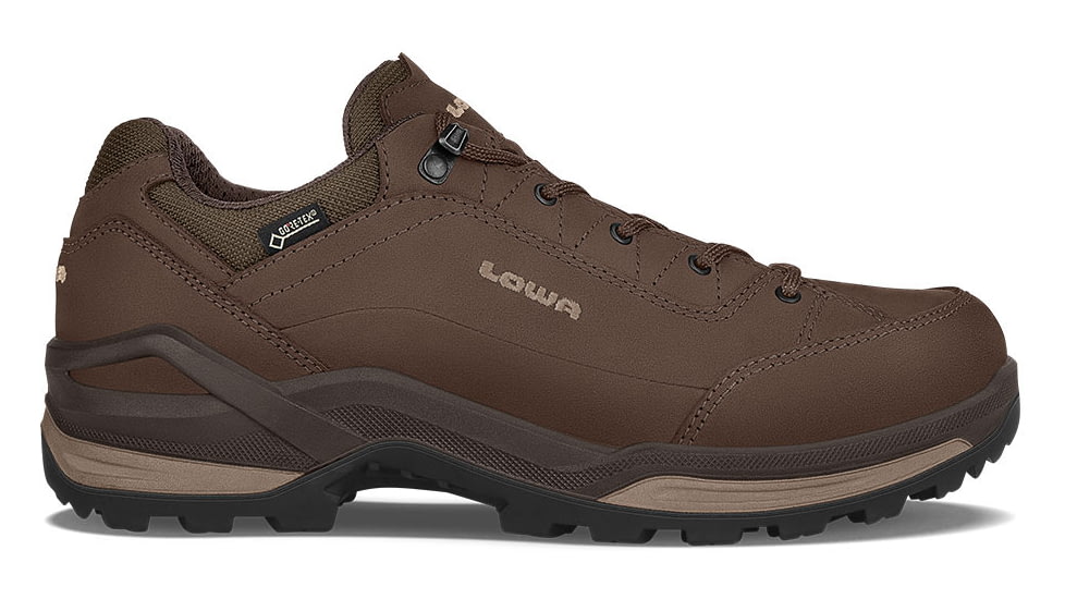 Lowa Renegade GTX Lo Hiking Shoes - Men's, Narrow, 7.5 US, Espresso/Beige, 3109664211-ESPBEG-7.5 US