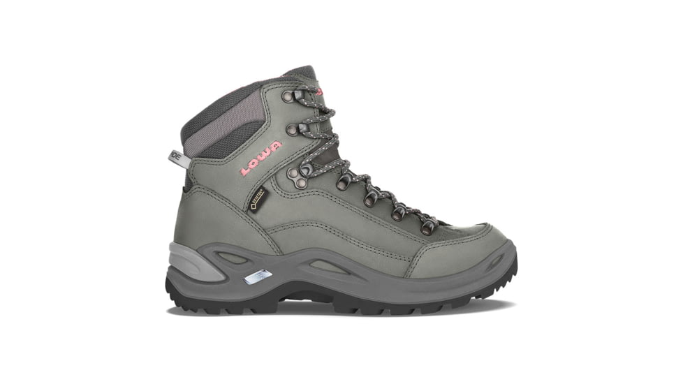 Lowa Renegade GTX Mid Hiking Shoes - Womens, Graphite/Rose, 8 US, Medium, 3209459789-GRPROS-8 US