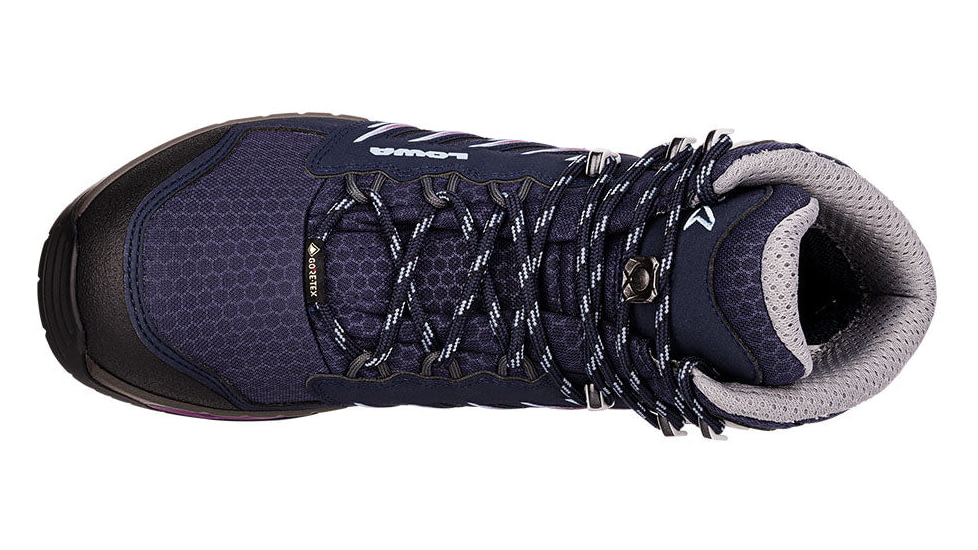 Lowa Trek Evo GTX Mid Hiking Boots - Womens, Navy/Berry, 7, 2207436951-NAVBER-M-7