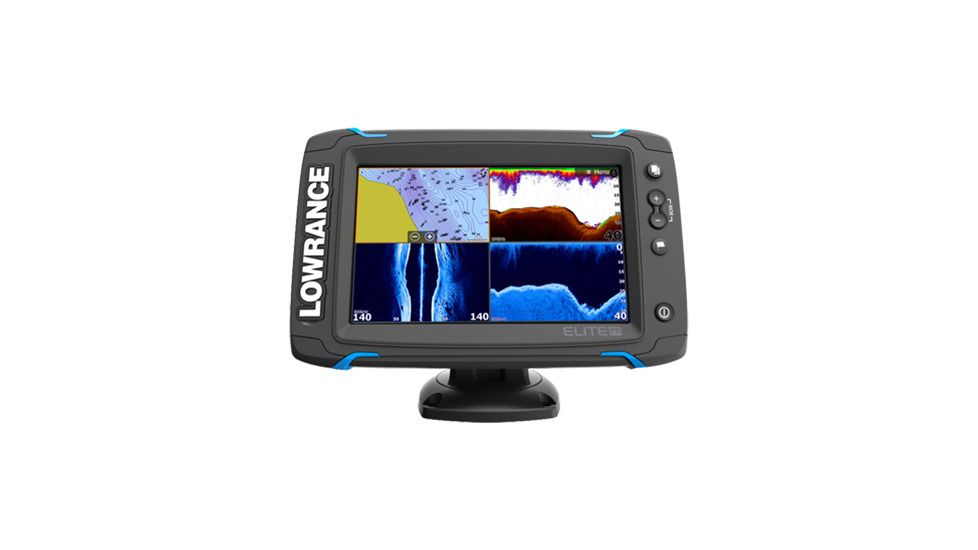 Lowrance Elite-7 TI, Navionics+, w/TotalScan Xdcr, New Condition LOW-000-12721-001