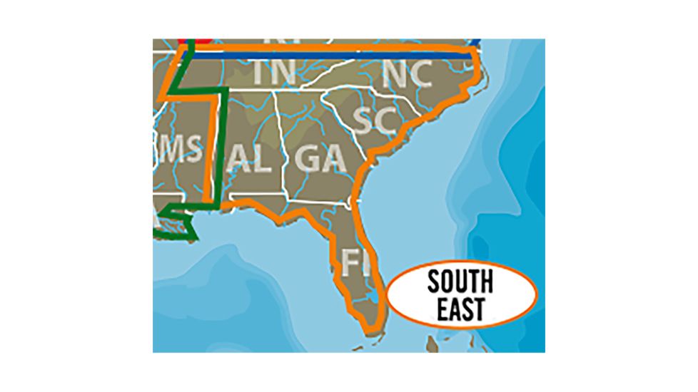 Lowrance Lake Insight HD Southeast US C-MAP 73974