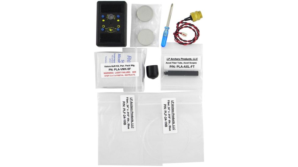 LP Archery Pro Light Kit .010/.019 Fiber, Blue, PLK-AXL-1019B