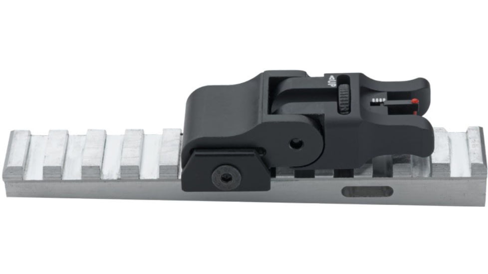 LPA Front Adjustable Red Dot or Insert w/ Black Target, Black, T-MAS7