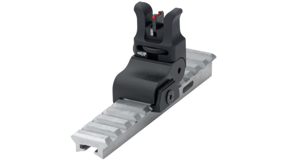 LPA Front Adjustable Red Dot or Insert w/ Black Target, Black, T-MAS7