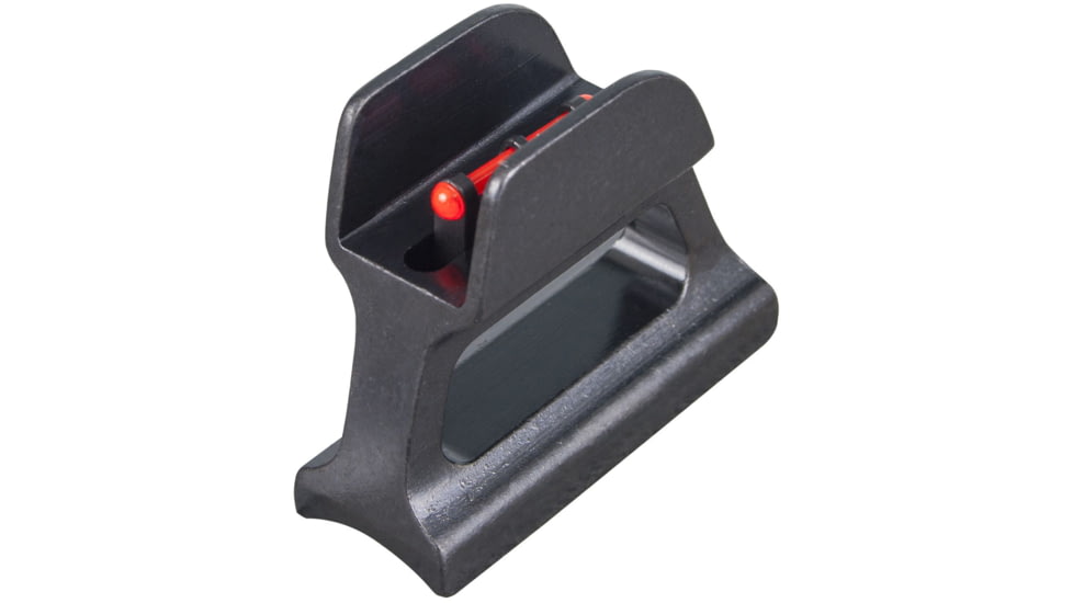 LPA Front Shotgun Sight, High, Solder-on, Fiber Optic, Black, SG4+M1F