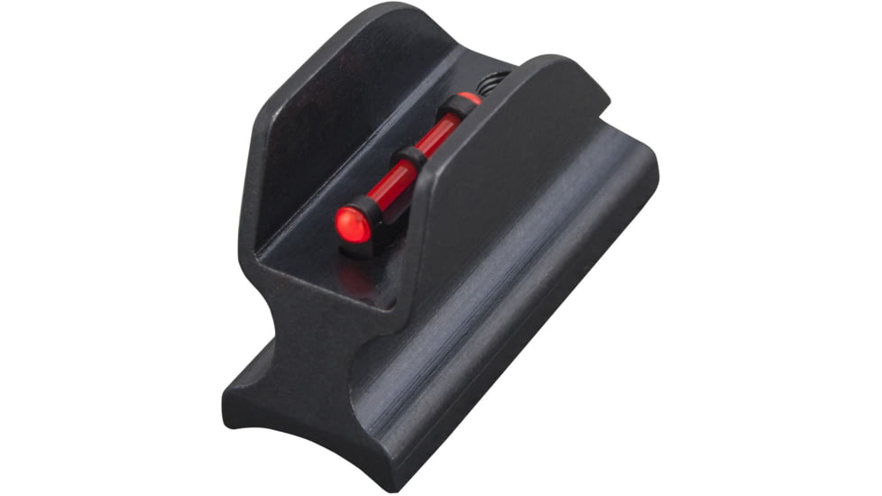 LPA Front Shotgun Sight, Low, Solder-on, Fiber Optic, Black, SG2+M1F