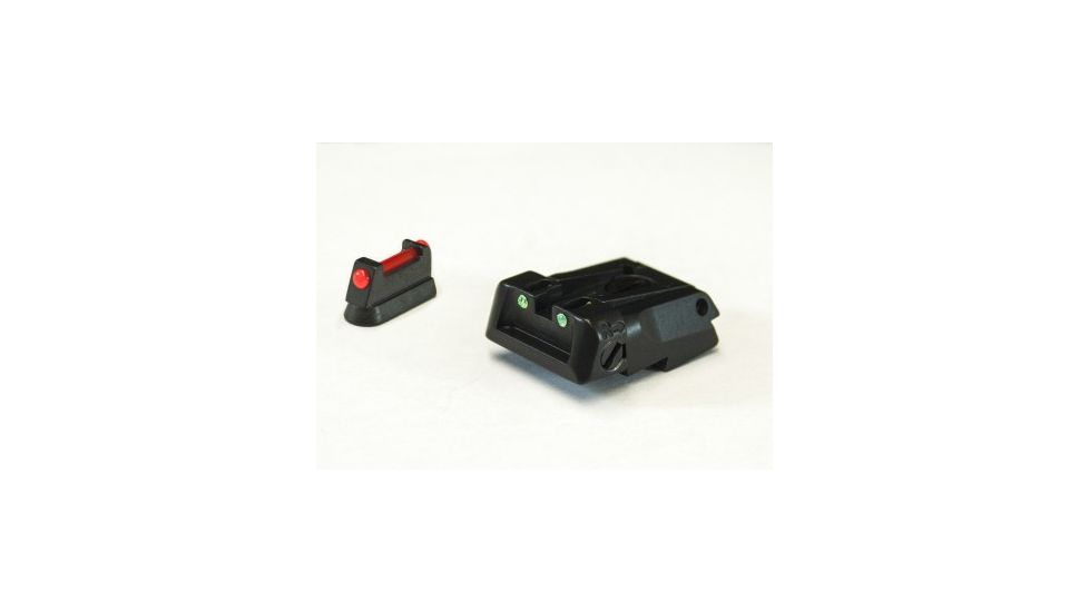 LPA SPF Fiber Optic Adjustable Sight Set For CZ Shadow, Black, SPF06CZ
