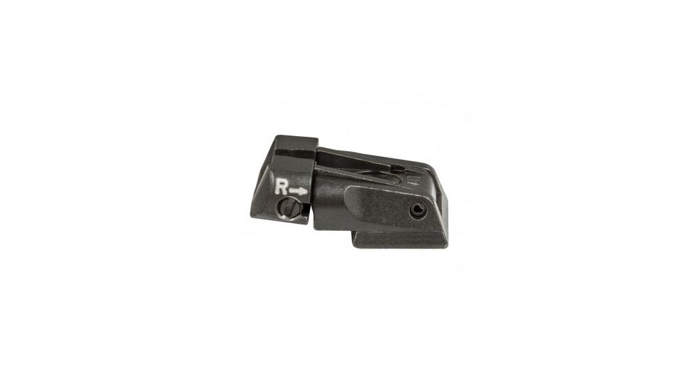LPA SPS Fully Adjustable Fiber Optic Front Sight Set For Walther PPQ Q5 Match, Black, SPS13WA6F
