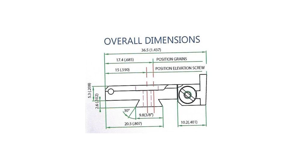 LPA TRT Adjustable Rear Target Black Serrated Sight Set, Black, TRT92BW07