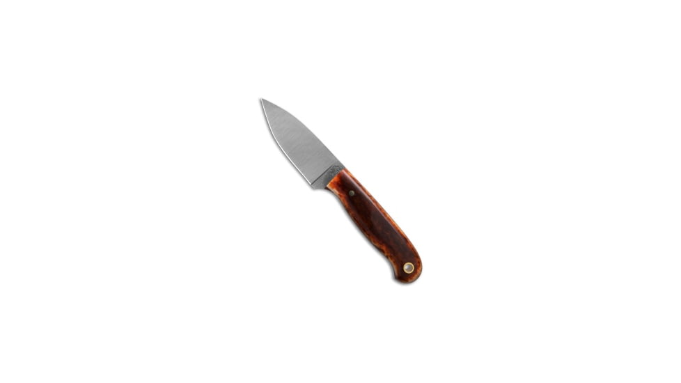 LT Wright Knives Patriot Fixed Blade Knife, 2.50in, A2, Drop Point Blade, Bone, Black Handle, Black/Gray, 5.75 inch, BHQ-99132