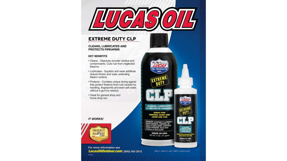 Lucas Oil Extreme Duty CLP, 4 oz, 1 Bottle, 10915