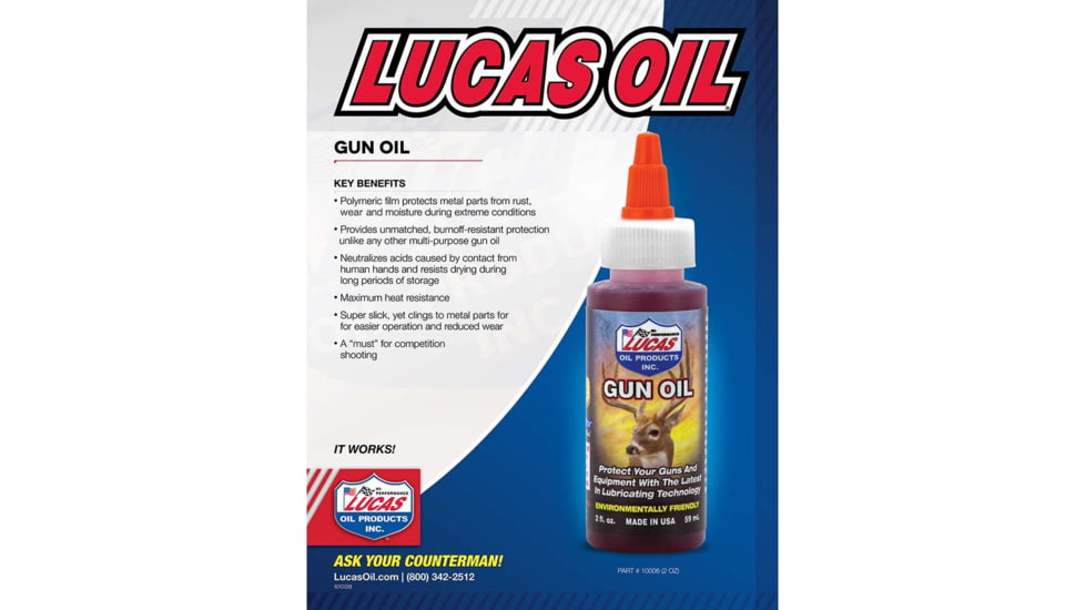 Lucas Oil Gun Oil - 2oz, 18x1, 10006