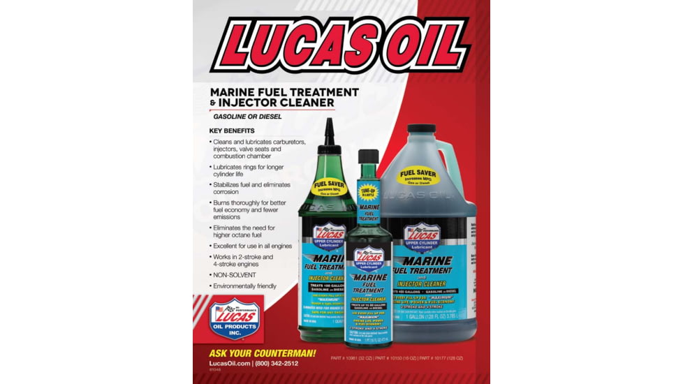 Lucas Oil Marine Fuel Treatment - 16 oz, 12x1, 10150