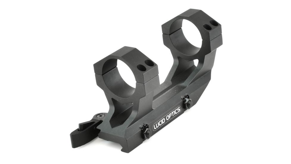 Lucid 30mm Quick Detach Mount High for AR-15, Black, L-QDMT-30-H