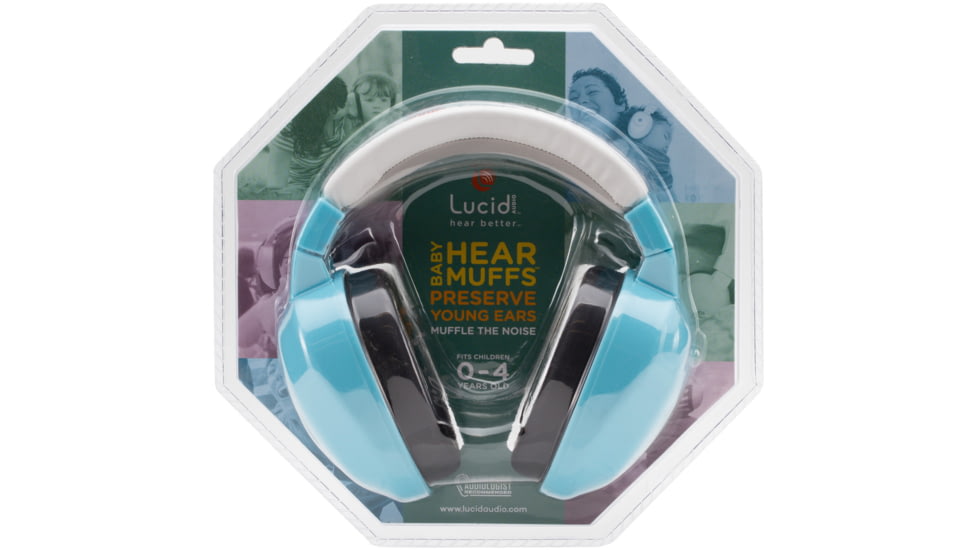 Lucid Audio HearMuffs Baby Hearing Protection, Blue, LA-INFANT-PM-PB