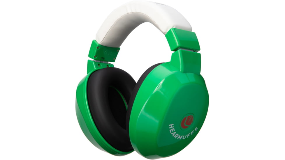 Lucid Audio HearMuffs Kids Hearing Protection, Green, LA-KIDS-PM-GR